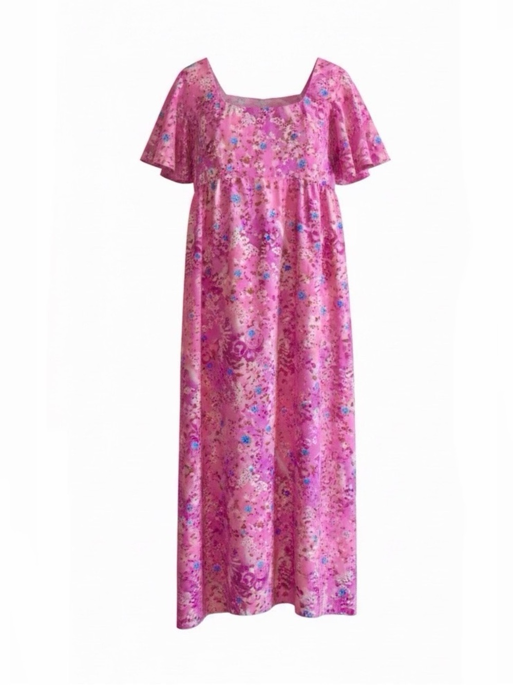 Vintage | Dreamy Floral Empire Waist Maxi Dress